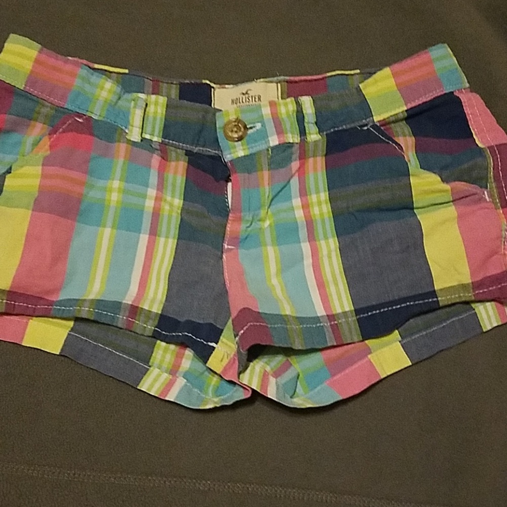 Hollister Plaid Shorts